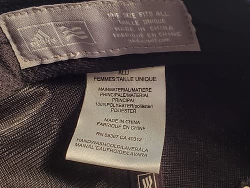 Adidas PEBBLE BEACH GOLF LINKS Ball Cap Hat BLACK Ripper Back. Used, excellent - Thumbnail 8