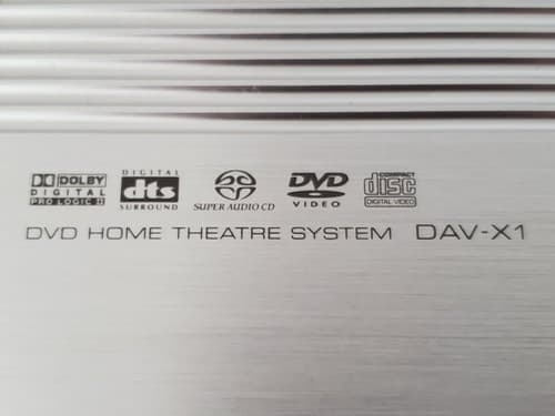 SONY DAV-X1 HDMI Home Theater System Aluminum Case DVD/CD player. Works great - Thumbnail 3