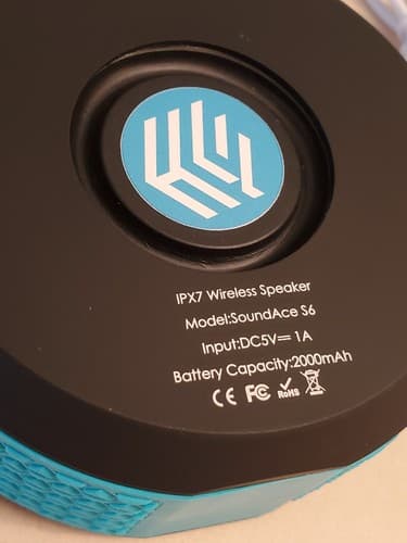 SKYWING SoundAce S6 Portable Waterproof Speakers. IPX7 Bluetooth Speaker w LED - Thumbnail 10