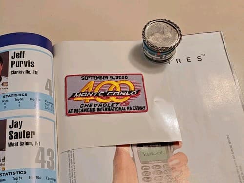 2000 NASCAR Monte Carlo 400 Program w Patch at Richmond International Speedway - Thumbnail 6