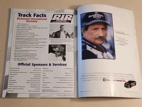 2000 NASCAR Monte Carlo 400 Program w Patch at Richmond International Speedway - Thumbnail 10