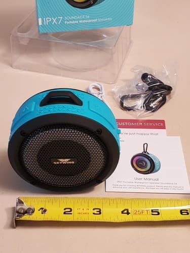 SKYWING SoundAce S6 Portable Waterproof Speakers. IPX7 Bluetooth Speaker w LED - Thumbnail 9