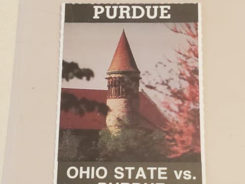1985 NCAA Ohio State University ticket stub OCT 19 1985 v Purdue (41-27W) Campus - Thumbnail 12