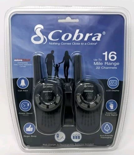 COBRA CXT85 microTALK GMRS/FRS Two-Way Radios, 22 Channels. Features LCD Display - Thumbnail 11
