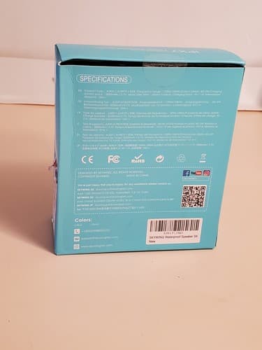 SKYWING SoundAce S6 Portable Waterproof Speakers. IPX7 Bluetooth Speaker w LED - Thumbnail 2