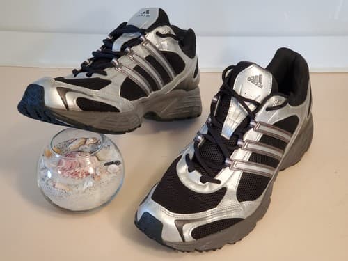 ADIDAS Arctic Mesh Sz 12 ART 026004 Men's Athletic Shoes, black, silver. - Image 1