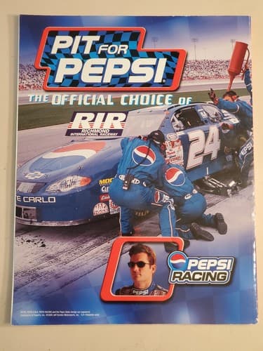 2000 NASCAR Monte Carlo 400 Program w Patch at Richmond International Speedway - Thumbnail 2