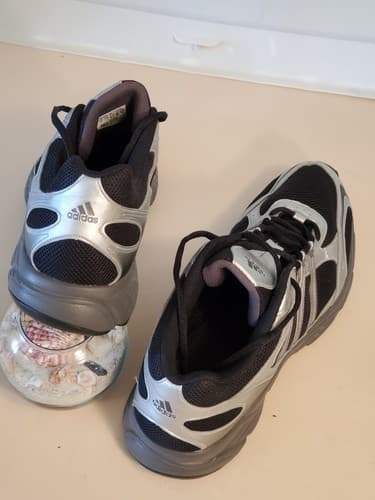 ADIDAS Arctic Mesh Sz 12 ART 026004 Men's Athletic Shoes, black, silver. - Thumbnail 6