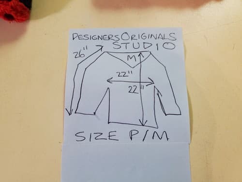 Christmas Sweater from Designers Originals Studio. Size Small P/M. Black sweater - Thumbnail 4