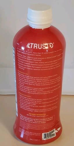 DETOXIFY mega clean Herbal Cleanse 32oz. TROPICAL Dietary Supplement. NEW SEALED - Thumbnail 4