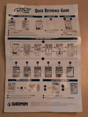 GARMIN GPS III Handheld Navigation Computer Tested works. Bundle unit, charger + - Thumbnail 10
