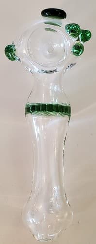 GREEN XL Honeycomb Glass Tobacco Pipe 5.5" Limited Deluxe Collectible. 5 colors - Thumbnail 10