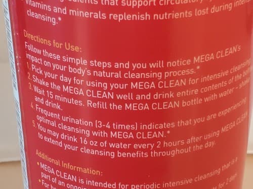 DETOXIFY mega clean Herbal Cleanse 32oz. TROPICAL Dietary Supplement. NEW SEALED - Thumbnail 6