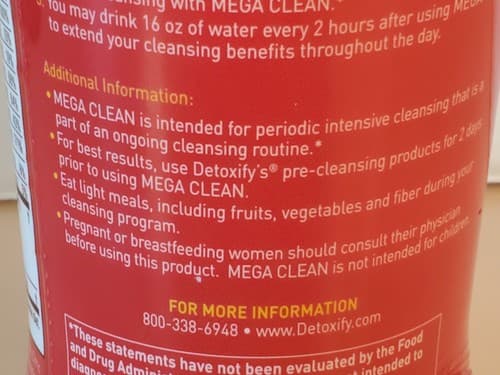 DETOXIFY mega clean Herbal Cleanse 32oz. TROPICAL Dietary Supplement. NEW SEALED - Thumbnail 7