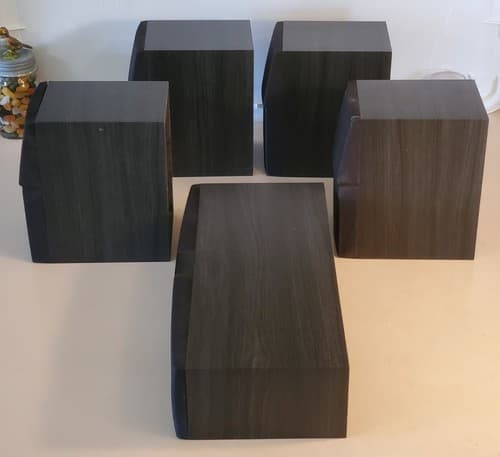 RCA RT2280 Surround Sound Speakers LOT OF 6. LF RF LR RR CENTER SUBWOOFER Tested - Thumbnail 5