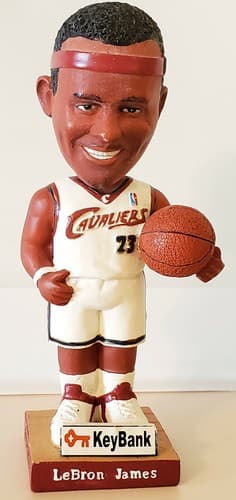 NBA Bobblehead - LeBron James Cleveland Cavaliers Basketball. ROOKIE season - Thumbnail 3