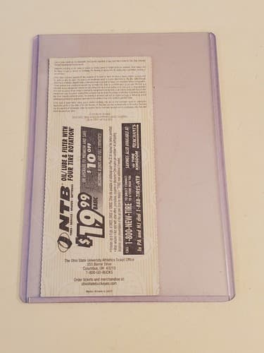 2010 NCAA Ohio State University ticket stub. NOV 13 2010 v Penn State (38-14W) - Thumbnail 8