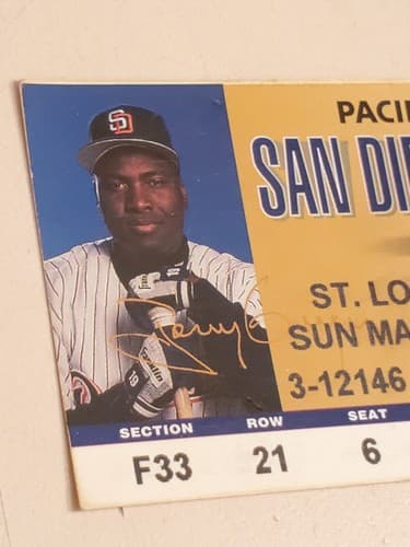 1998 MLB San Diego Padres Ticket Stub. MAY 31 1998 v St Louis Cardinals (7-3W) - Thumbnail 5