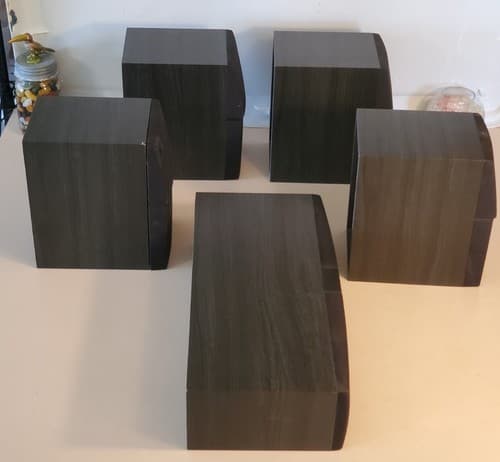 RCA RT2280 Surround Sound Speakers LOT OF 6. LF RF LR RR CENTER SUBWOOFER Tested - Thumbnail 6