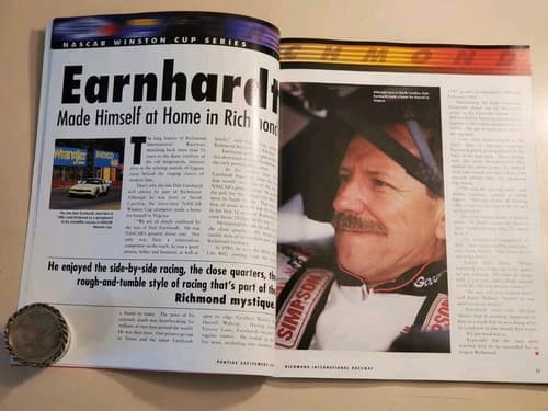 2001 NASCAR Pontiac Excitement 400 Program w MATT KENSETH AUTOGRAPH, lineup, RIS - Thumbnail 8