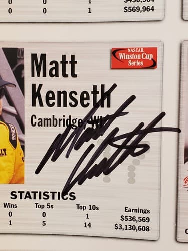 2001 NASCAR Pontiac Excitement 400 Program w MATT KENSETH AUTOGRAPH, lineup, RIS - Thumbnail 6
