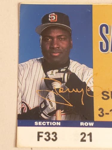 1998 MLB San Diego Padres Ticket Stub. MAY 31 1998 v St Louis Cardinals (7-3W) - Thumbnail 7