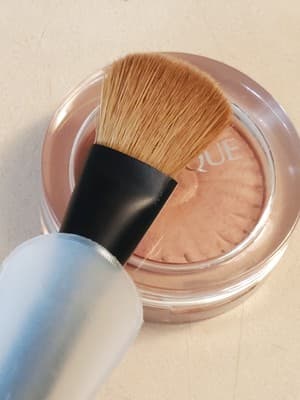 GIORGIO ARMANI Travel Blender Brush Blush Contour NEW Bundle Clinique 5 Nude Pop - Thumbnail 2