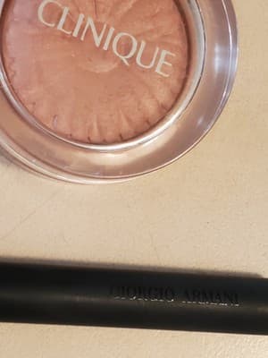 GIORGIO ARMANI Travel Blender Brush Blush Contour NEW Bundle Clinique 5 Nude Pop - Thumbnail 5