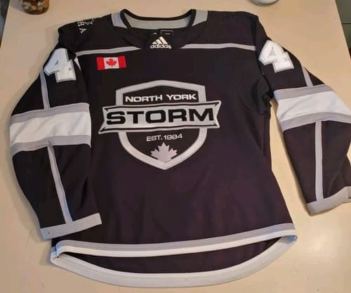 NORTH YORK STORM Youth XL Hockey Jersey. #44 COLLINS. Women's Hockey Assoc. Onta - Image 1