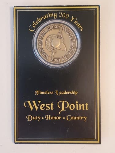 US Military Academy COIN 2002 Founders Day Dinner 200th Anniversary Bicentennial - Thumbnail 2