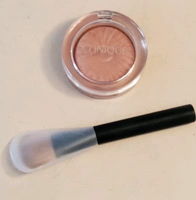 GIORGIO ARMANI Travel Blender Brush Blush Contour NEW Bundle Clinique 5 Nude Pop - Image 1