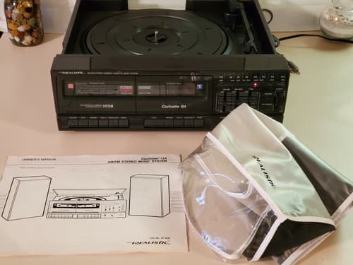 Realistic Clarinette 124 AM/FM Stereo dubbing 2-cassette music system+ turntable - Thumbnail 6