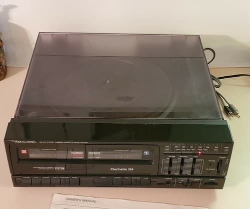 Realistic Clarinette 124 AM/FM Stereo dubbing 2-cassette music system+ turntable - Image 1