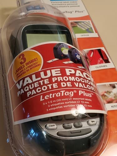 DYMO LetraTag 100H Plus Personal Handheld Label Maker Printer w Magnetic Holder - Thumbnail 4