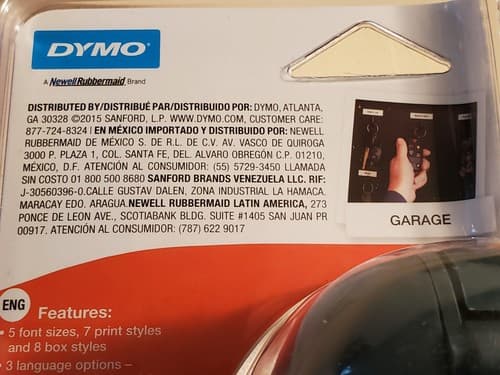 DYMO LetraTag 100H Plus Personal Handheld Label Maker Printer w Magnetic Holder - Thumbnail 8