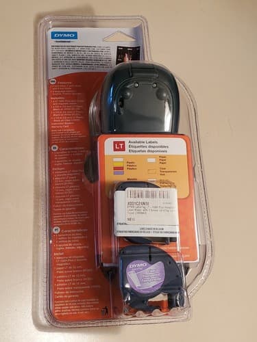 DYMO LetraTag 100H Plus Personal Handheld Label Maker Printer w Magnetic Holder - Thumbnail 2