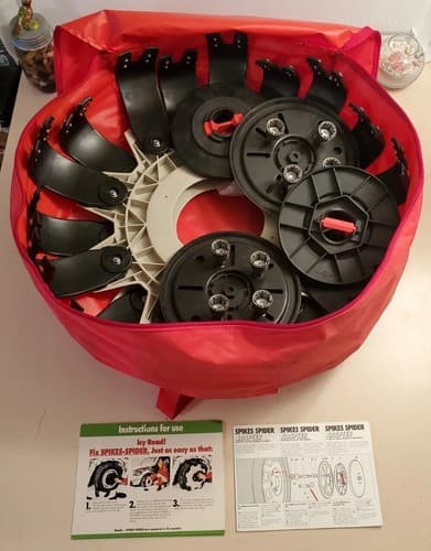 SPIKES-SPIDER Winter Snow Tire Traction Assist Device MODEL 92.021 Made in Switz - Thumbnail 5