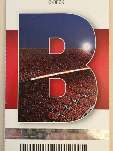 2010 NCAA Ohio State Univ ticket stub. SEP 25 2010 v Eastern Michigan 73-20W - Thumbnail 13