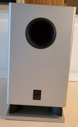 ONKYO SKW-320X Subwoofer Speaker, silver. High Perform 75W 60Hz, deep loud bass - Thumbnail 6