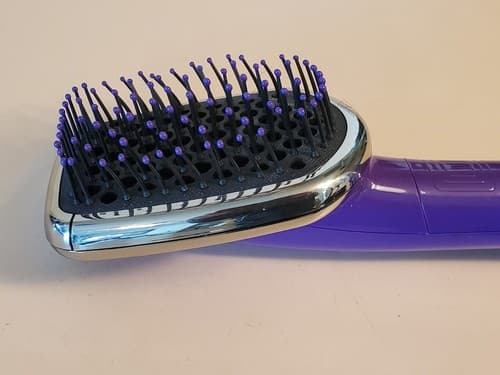 INFINITY GOLD Salon Professional 3-1 Blower Brush Purple Dryer Styler Detangler - Thumbnail 3