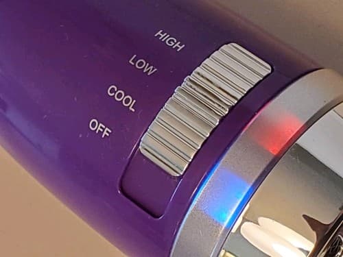 INFINITY GOLD Salon Professional 3-1 Blower Brush Purple Dryer Styler Detangler - Thumbnail 4