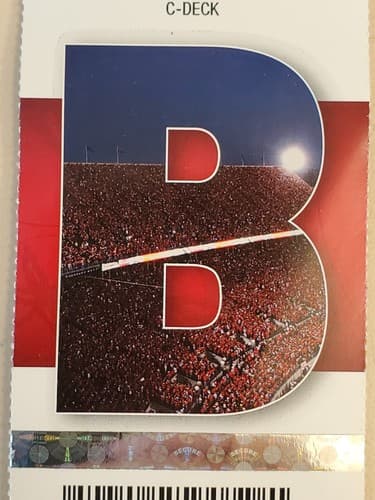 2010 NCAA Ohio State Univ ticket stub. SEP 25 2010 v Eastern Michigan 73-20W - Thumbnail 7
