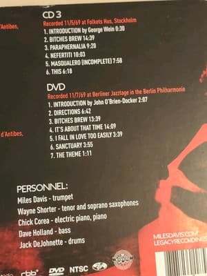 MUSIC DVD/CD - MILES DAVIS Quintet Live In Europe 1969 The Bootleg Series Vol 2 - Thumbnail 11