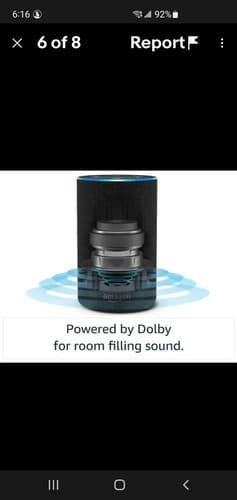 AMAZON Echo Alexa Rare WALNUT. Tested works. Used, excellent condition. - Thumbnail 4