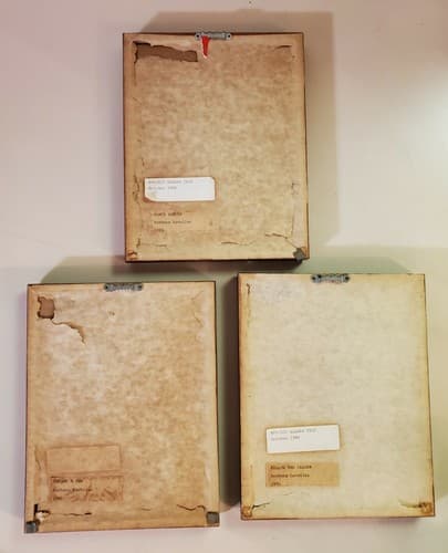 Barbara Lavallee Framed Art Print LOT OF 3 from 1984-5. Alaskan Eskimos. Unique! - Thumbnail 3