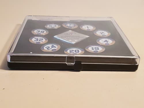 MLB DODGERS Retired Uniforms Ltd Ed Pin Set #8214 Brooklyn & LA Jackie Robinson - Thumbnail 9