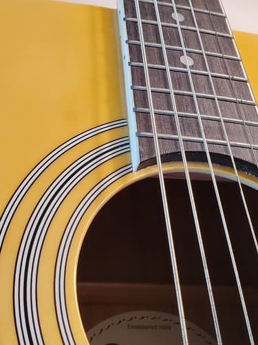 SILVERTONE Pro Series Acoustic Guitar #SD3000PKN. 6 string Dreadnought Mahogany - Thumbnail 5