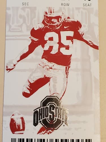 2008 NCAA Ohio State Univ ticket stub. AUG 30 2008 v Youngstown State 43-0W. - Thumbnail 6