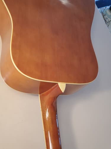 SILVERTONE Pro Series Acoustic Guitar #SD3000PKN. 6 string Dreadnought Mahogany - Thumbnail 13