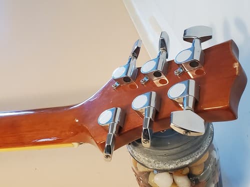 SILVERTONE Pro Series Acoustic Guitar #SD3000PKN. 6 string Dreadnought Mahogany - Thumbnail 16